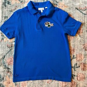 Lacoste Kids Blue Polo Shirt Size 10